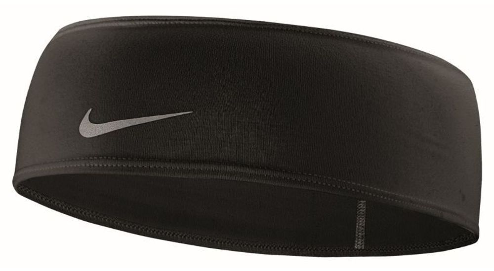 Повязка на голову Nike Dri-Fit Swoosh Headband 2.0 - black/silver