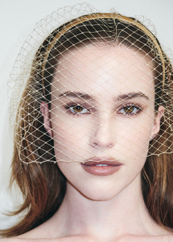 Вуаль классическая капучино