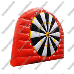 Надувной дартс «Оранжевое солнце» на подкачке, диаметр 4 м, размер 4×2,5×4 м