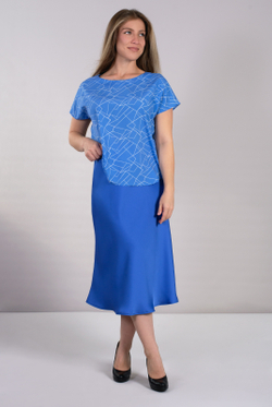 Блузка женская 3256ЗПк, графика #176Грж093256зпк