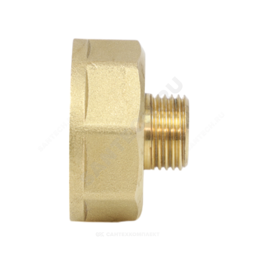 Переход латунь Ду 32х25 (1 1/4"х1") ВР/НР VALFEX VF.592.L.114.100