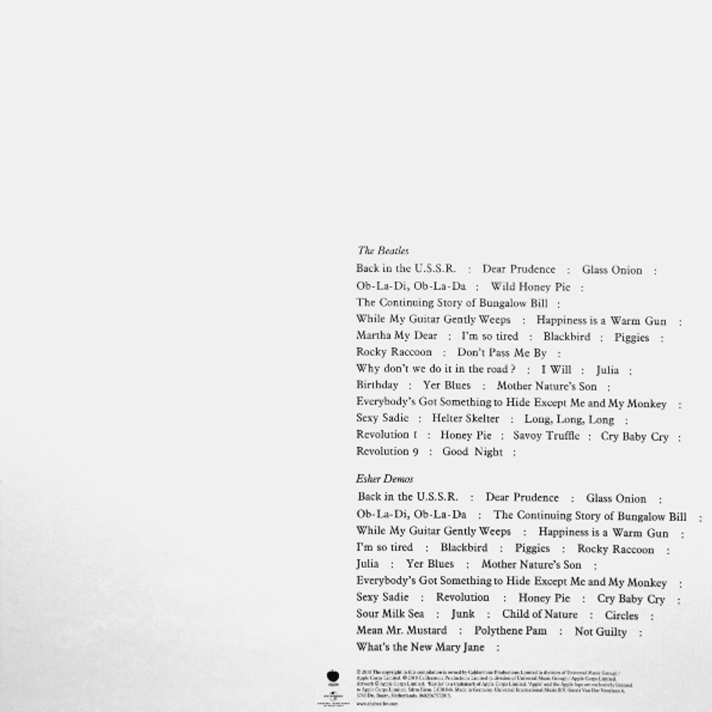 The Beatles / White Album (4LP)