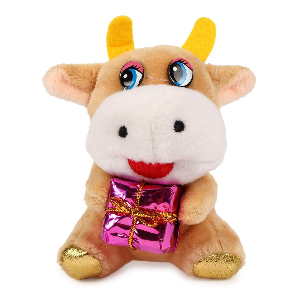 Мягкая игрушка Корова 10см в ассортим.