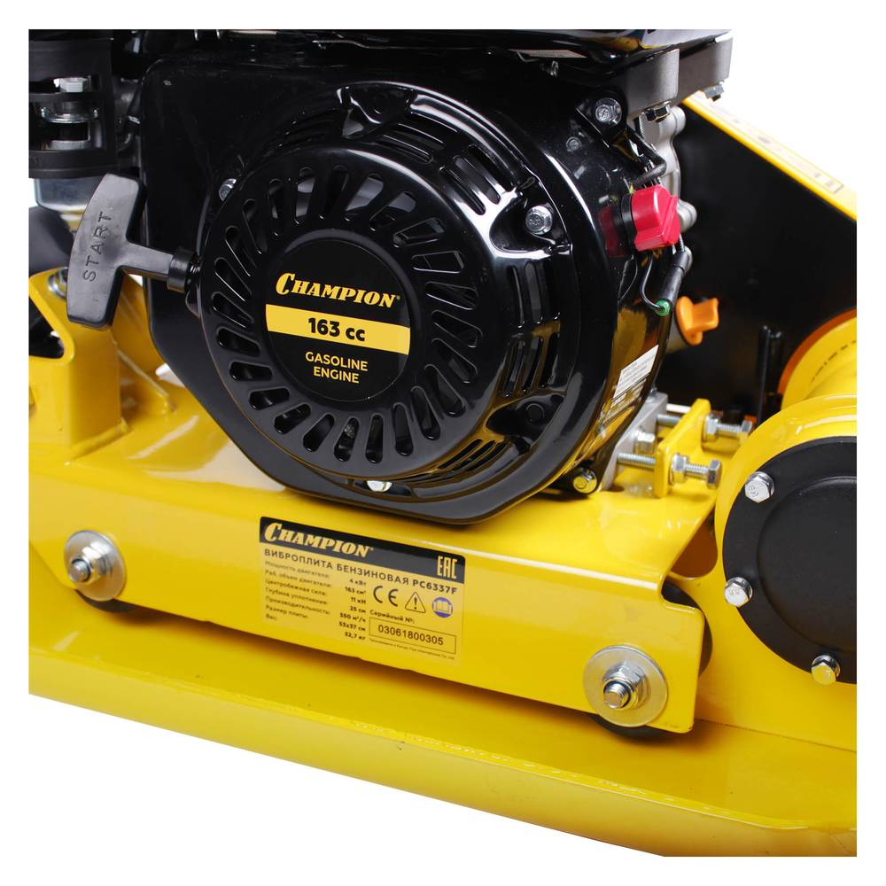 Виброплита бензиновая CHAMPION PC6337F