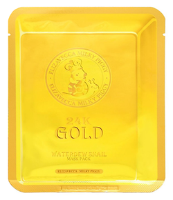 Elizavecca 24k Gold Water Dew Snail Mask маска с золотом и улиткой