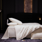 КПБ Однотонный Сатин Премиум на резинке OCPR005, Евро, 4 наволочки, простынь 140*200*30