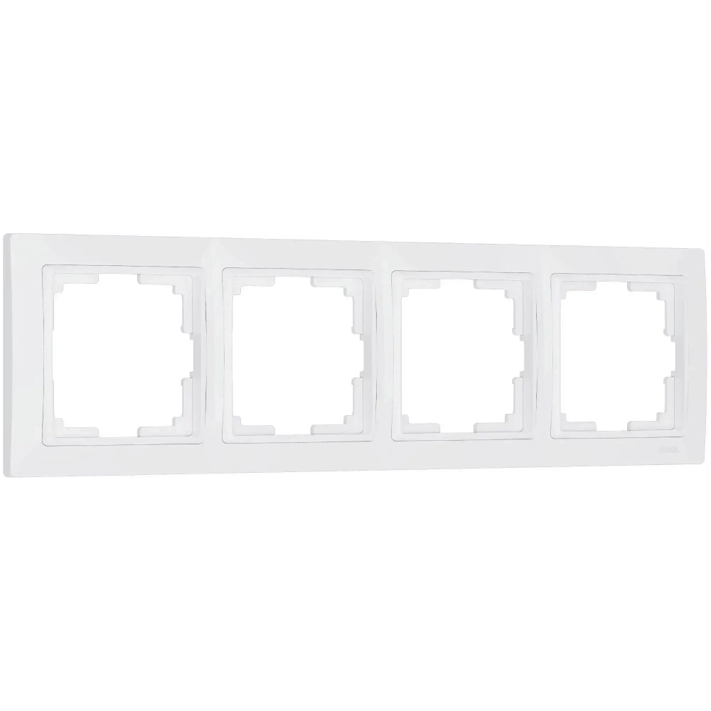 Рамка на 4 поста Snabb Basic (белый) W0042001