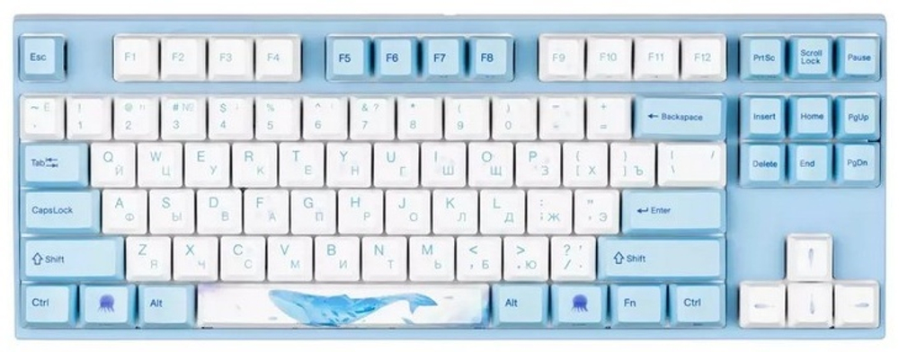 Клавиатура VARMILO Sea Melody VEM87 голубой