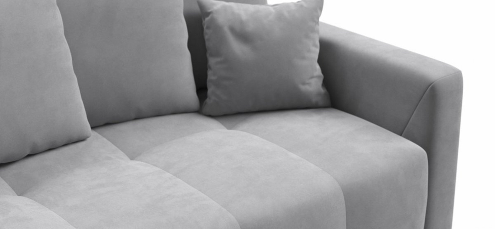 Диван Босс Тренд Велюр Монолит сталь