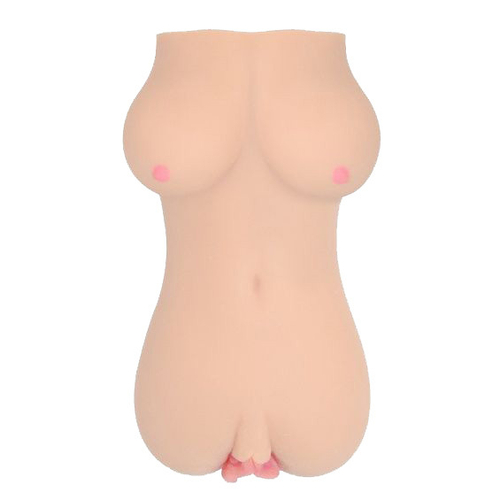 Телесный мастурбатор-вагина 17,5см с имитацией груди Kokos Clara OnaHole