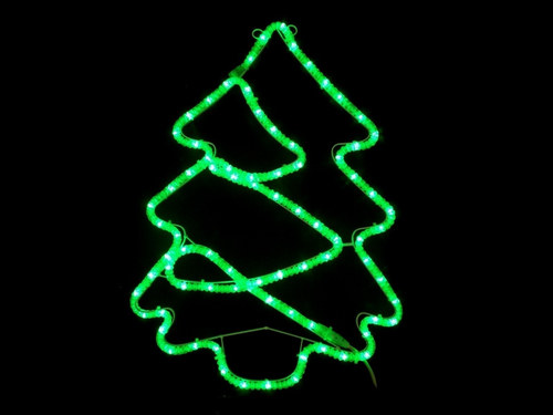 LED-XM-(FR)-2D-CK009-G-F(W) , &quot;Елочка&quot; 76*55.5 см, 230V  Flash