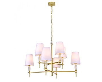 Подвесная люстра 8*E14 4378/C mat.gold золото CHELSY Newport