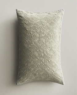 Zara Home наволочка декоративная из хлопка, зелёный, 40x60 см · 6327/008