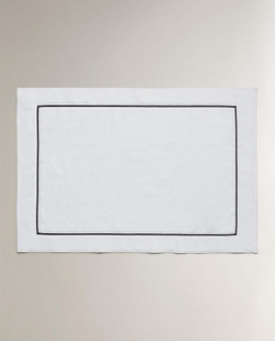 Zara Home - Коврик для ванной с подолом, черный, 60x90 см