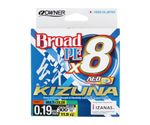 OWNER Шнур Kizuna X8 Broad PE multi color 10м 300м 0,19мм 11,9кг