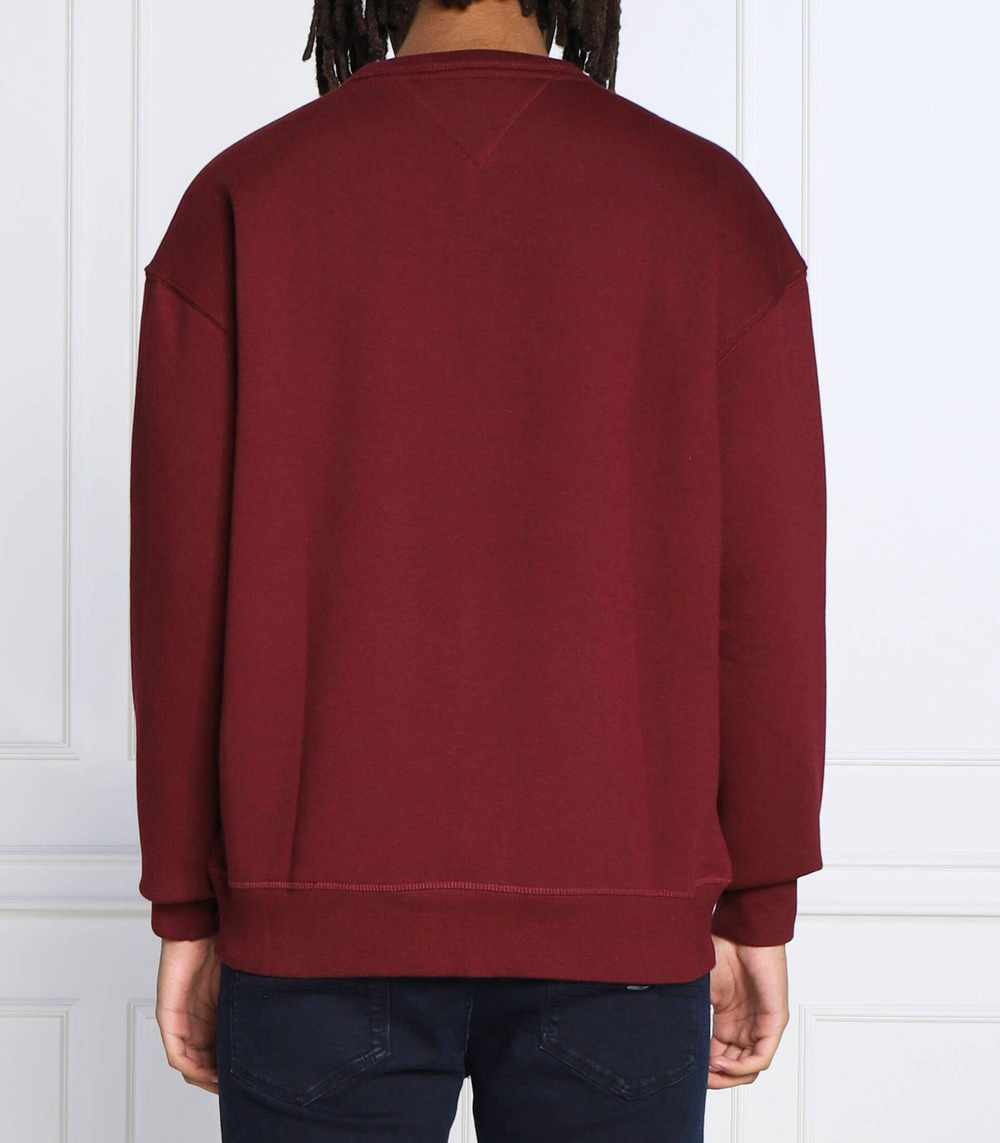 Худи linear placement Tommy Jeans - бордовый(DM0DM15012)