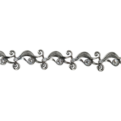 "Трезини" браслет в серебряном покрытии из коллекции "Архитектура" от Jenavi с замком пряжка