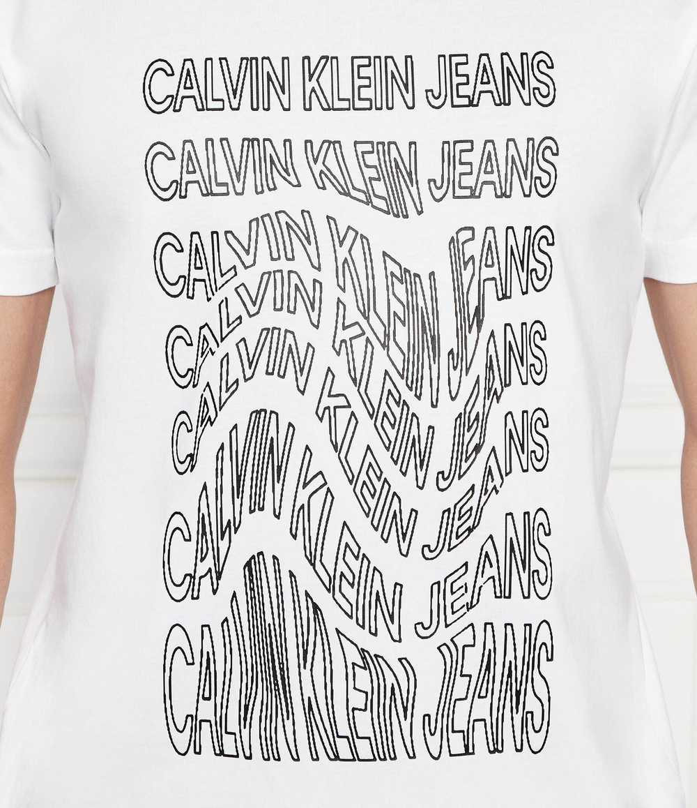 Футболка CALVIN KLEIN JEANS - белый(J30J325351)