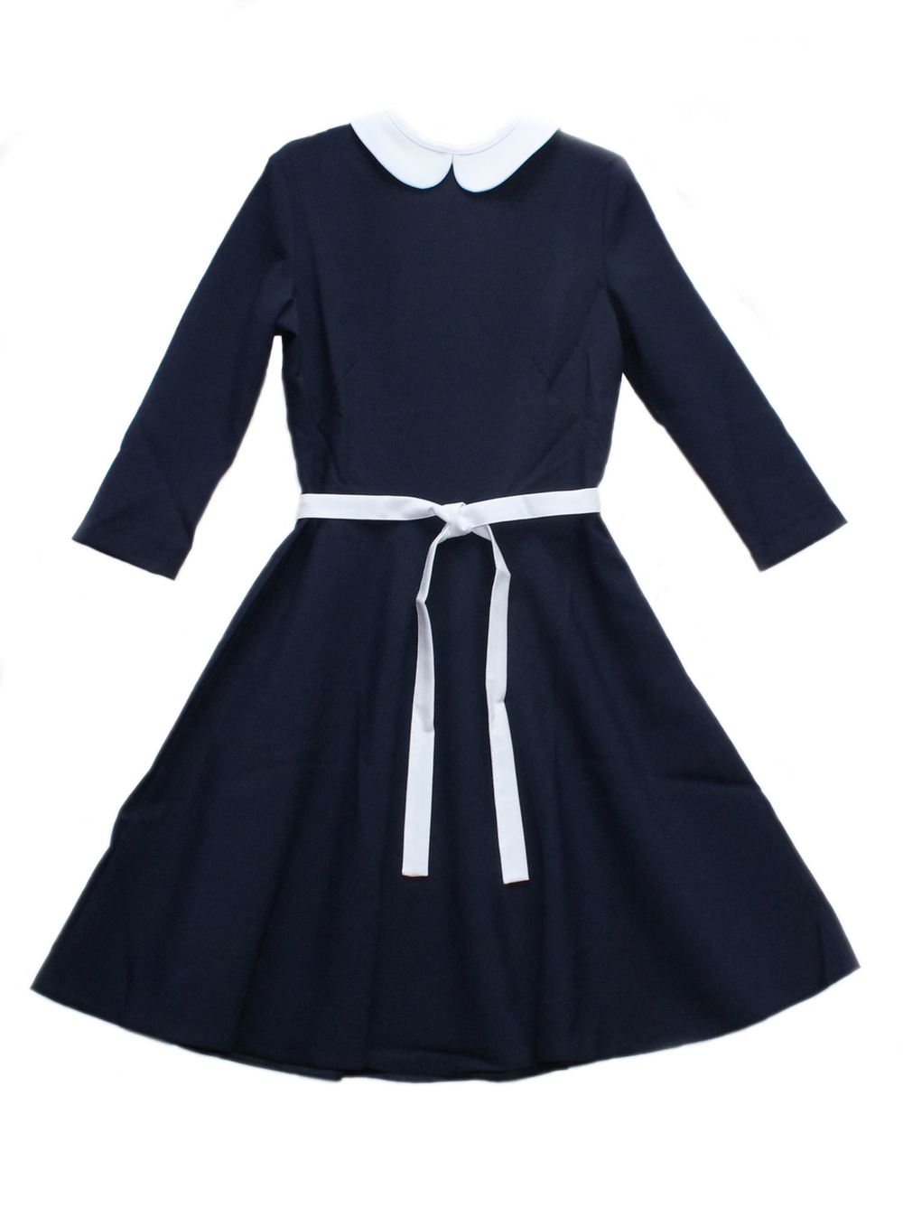 П-23,5 Баловень Школьное платье для девочки синее
