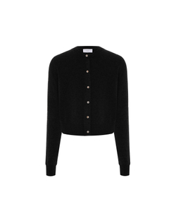 Кардиган из шерсти и кашемира черный