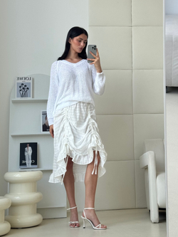Юбка на кулисках / white