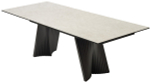 Стол М-City DISAUR Аким (Yoakim) 180 Tl-102 Бежевый Мрамор, Испанская керамика, темно-серый