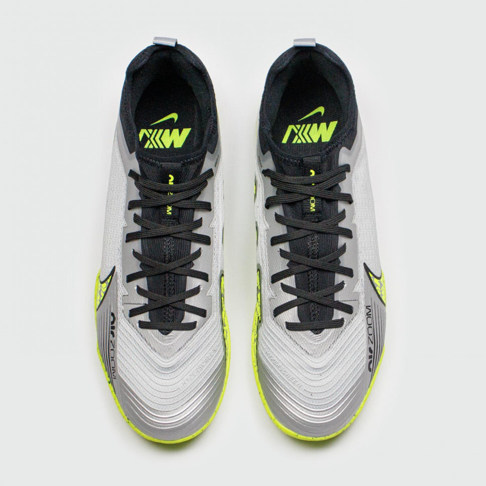 футзалки Nike Air Zoom Mercurial Vapor XV Pro IC Grey Yellow