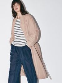 Пальто утепленное на запах "Беж" женское