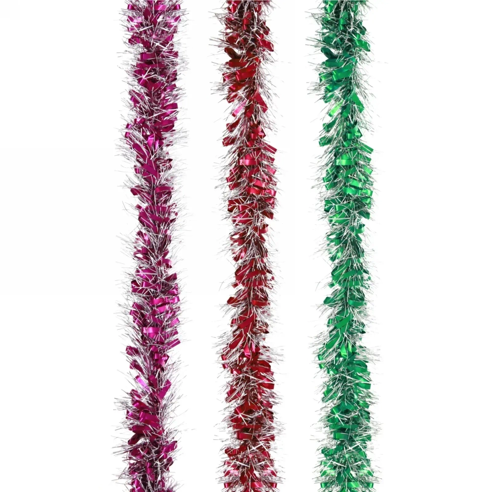 Мишура 2м 9см «Кружево», микс