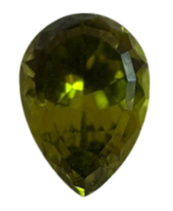 Хризолит груша 7х10 мм