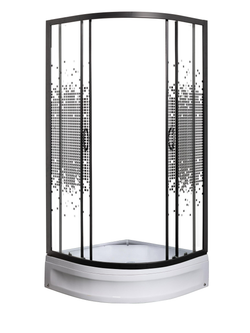 Душевое ограждение МОНОМАХ ДУ  90/180 МЗ BL  10000008620 без поддона