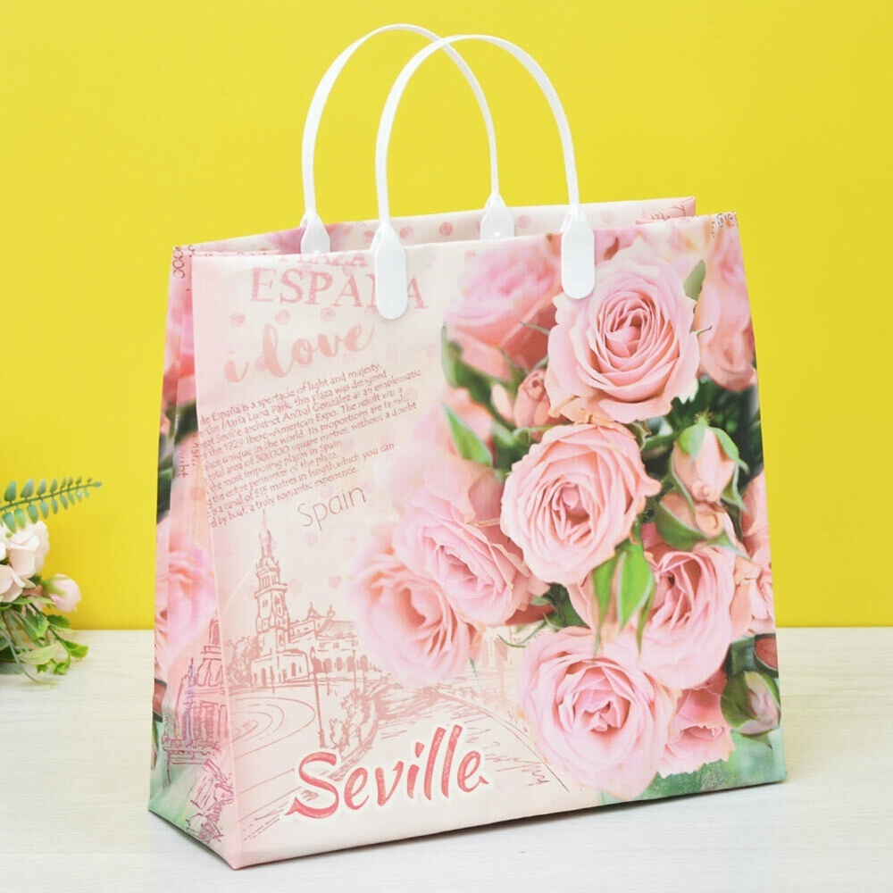 Пакет 30*30+10см из мягкого пластика "Севилья"