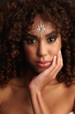 Декоративное украшение из камней на клеевой основе Body Jewelry Stickers