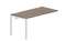 стол Strike 1580х780х750мм (2 громмета) - приставной элемент