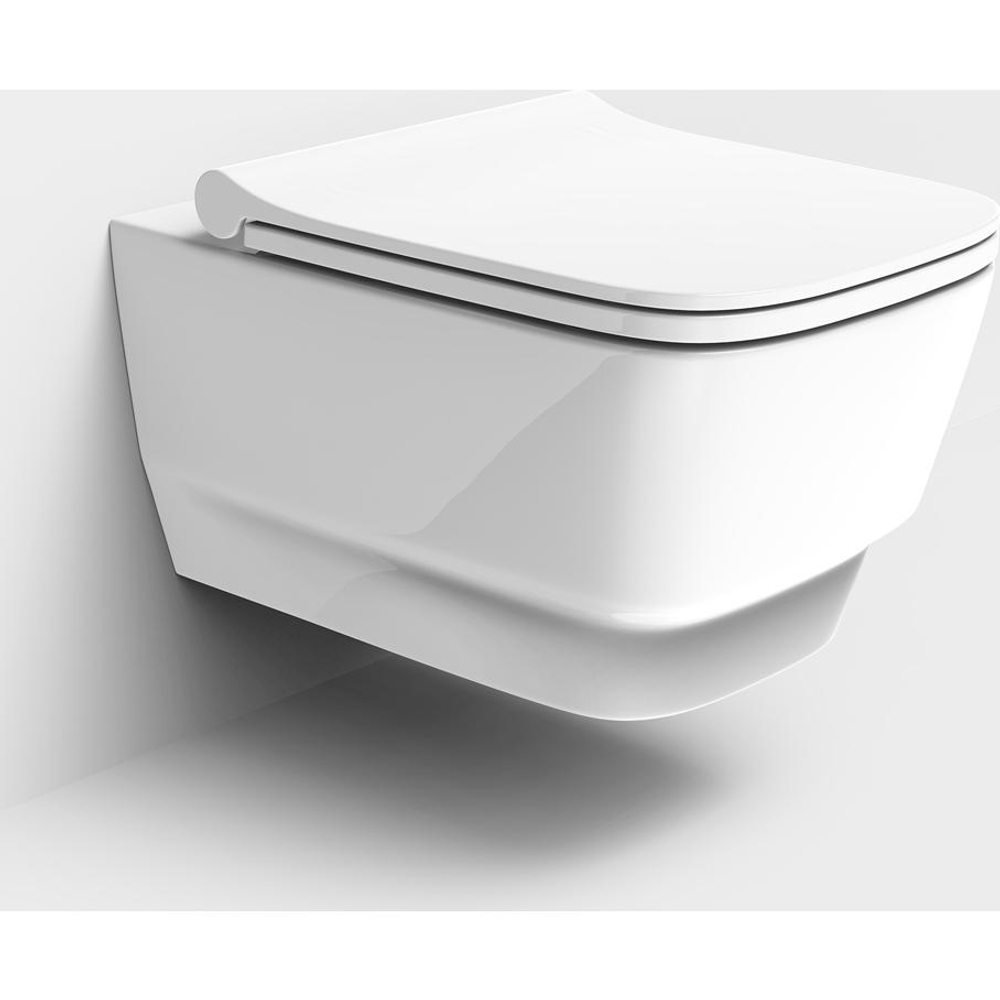 Унитаз подвесной Boheme Bello 971-W, белый глянец