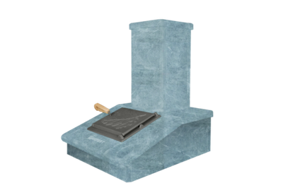 Облицовка на трубу - Талькохлорит, высота 540 мм