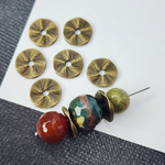 Разделитель для бусин волна, 12мм, античная бронза