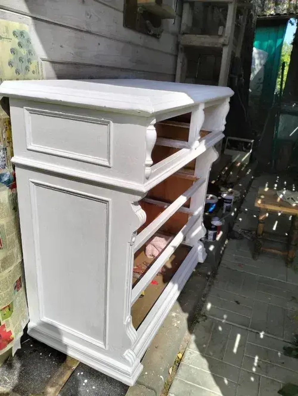 Краска для мебели, декора, творчества акриловая, матовая 320гр БЕЛАЯ