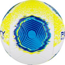 Мяч футбольный PENALTY BOLA SOCIETY S11 R2 XXII 5213261090-U, размер 5, бело-жёлто-голубой