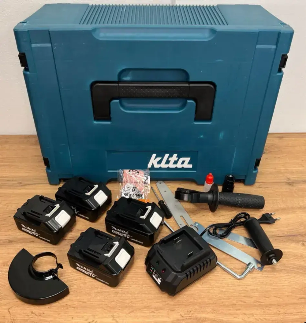 Набор инструментов аккумуляторный 6 в 1 Гайковерт, перфоратор, УШМ, шуруповерт, мини пила, циркулярная пила