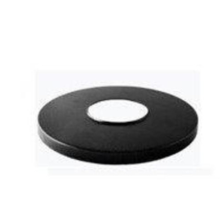 Накладка на опору металлическую ЭРА черная круглая