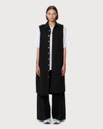 MM6 MAISON MARGIELA ПЛАТЬЕ ИЗ ДЕНИМА ЧЕРНОЕ