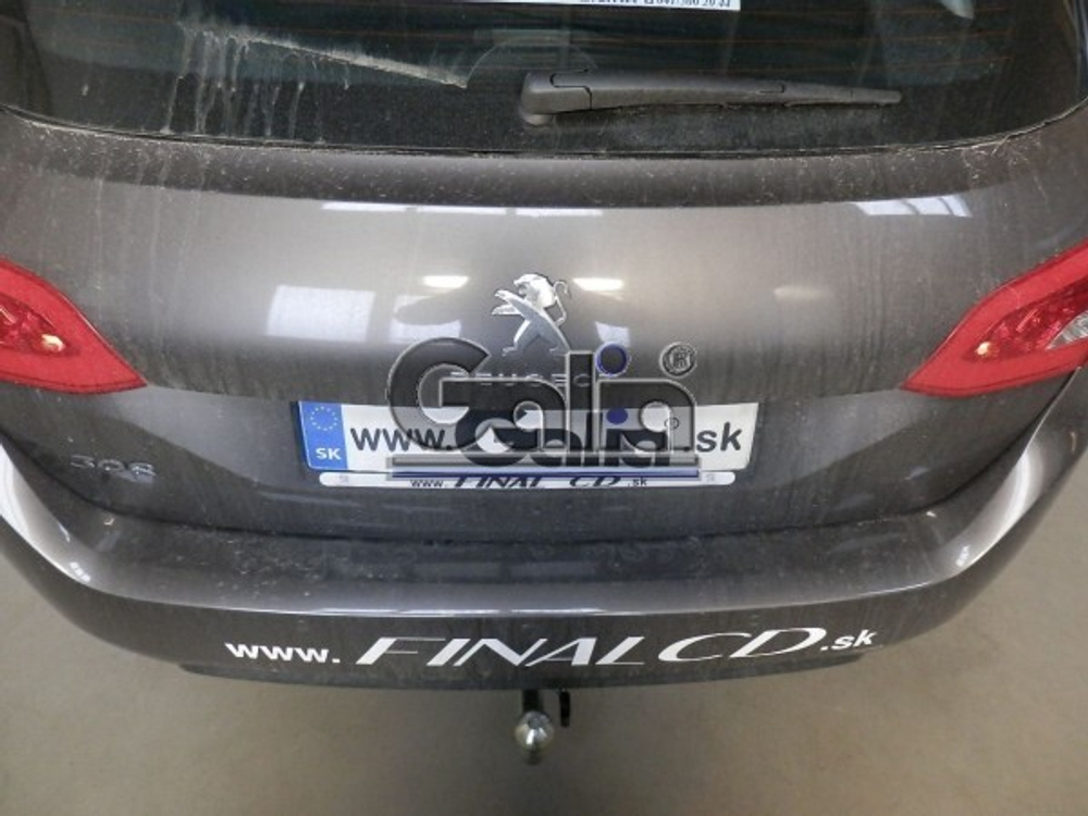 Фаркоп оцинкованный Galia C068A для Citroen C4 Picasso, C4 Grand Picasso 2013-, Peugeot 308 хетчбек, универсал 2013-(паспорт и сертификат в комплекте)(без электрики)
