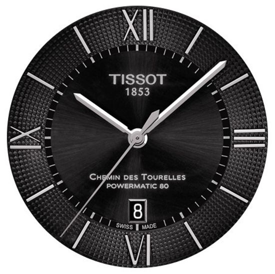 Tissot T099.407.11.058.00 мужские часы Tissot Chemin Des Tourelles Powermatic 80 dial