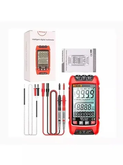 Мультиметр тестер цифровой автоматический с щупами и термопарой умный Aneng SZ02 (щуп и термопара в комплекте)