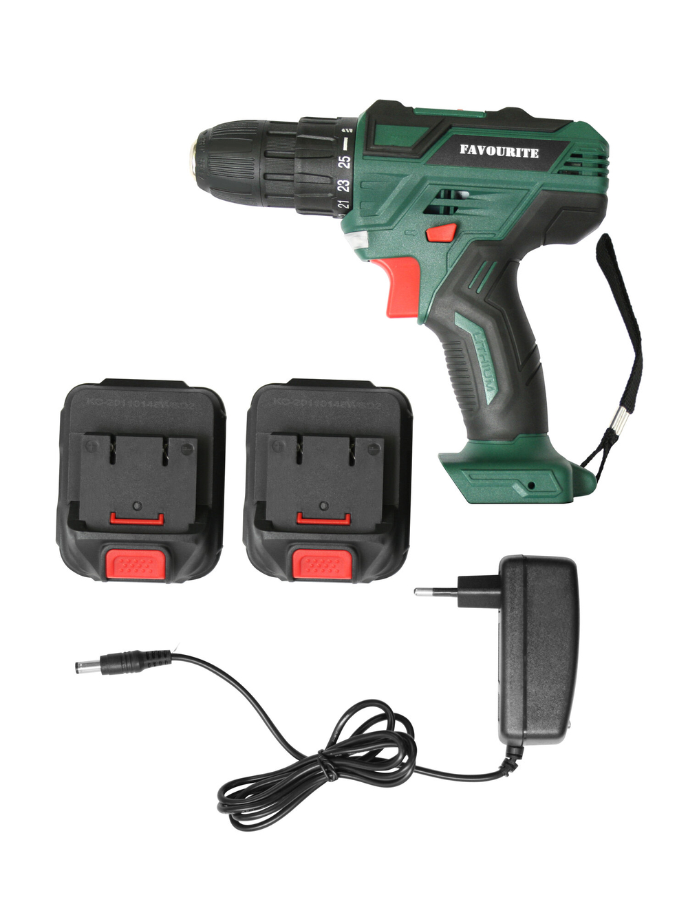 Дрель-шуруповёрт акк. FAVOURITE DC 1202B PROMO, 12В, 2Ач, 22Нм Li-ion