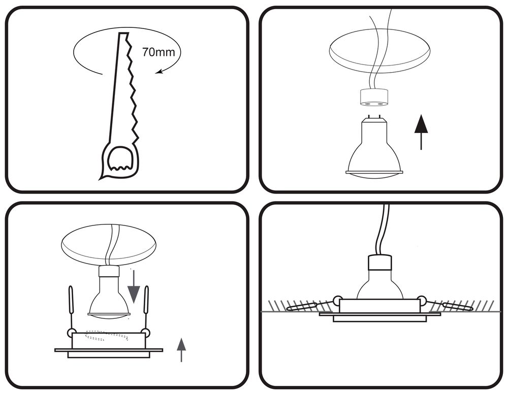 Ambrella Встраиваемый точечный светильник MR16 Standard Tech TN160