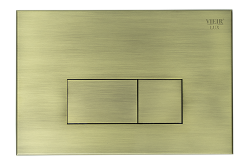 Кнопка МЕТАЛЛ для инсталляции с КВАД клав. (БРОНЗА)  ViEiR  (50/1шт)