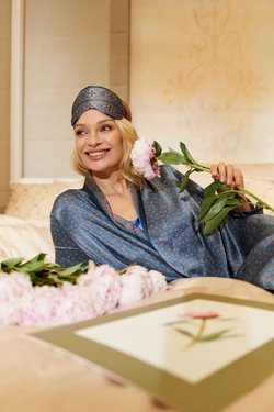 Халат женский шелковый Mollen Бореаль