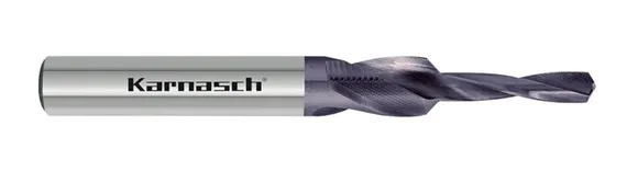Короткое ступенчатое сверло Karnasch M4 с покрытием TITAN-TEC, 90°, HSS-XE, арт. 40.2070.040